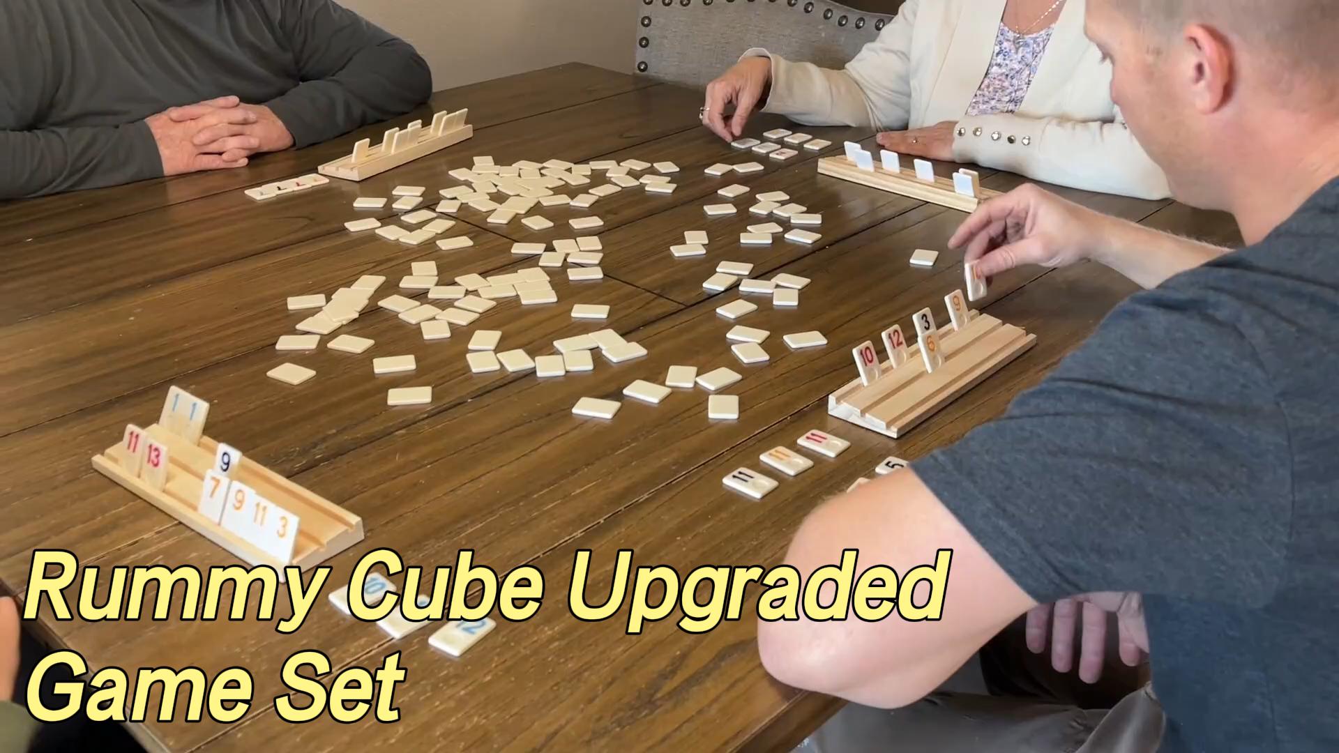 Amazon.com: Doreimi Upgraded Rummy Cube Game Set 4 Players, Travel